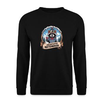Soirée d’équipe Vacances de ski Ski & Snowboarder Après-ski - Sweat-shirt Unisexe - noir - Devant - Alina (178cm) & Michal (187cm)