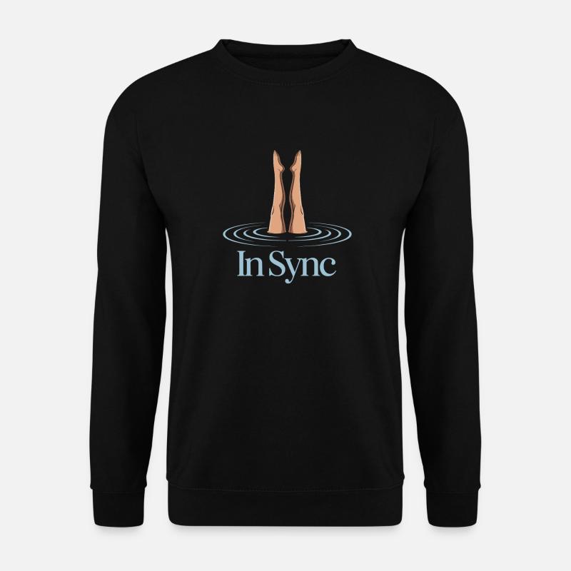 Synchronschwimmen Kunstschwimmen Wassersport - Unisex Pullover - Schwarz