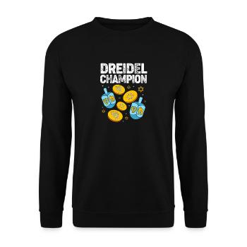 Hanukah Hanukkah Chanukkah - Unisex Sweatshirt - black - Front - Alina (178cm) & Michal (187cm)