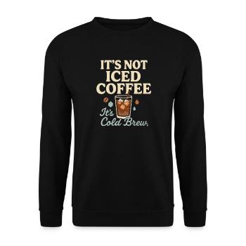 Forget the peace and quiet and strike - Unisex Sweatshirt - black - Front - Alina (178cm) & Michal (187cm)