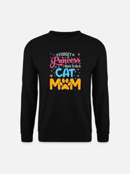 Ich will Katzenmama sein - Unisex Pullover - Schwarz