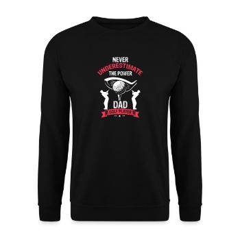 Pas de soucis, j’ai pris mes coups de golf Humour - Sweat-shirt Unisexe - noir - Devant - Alina (178cm) & Michal (187cm)