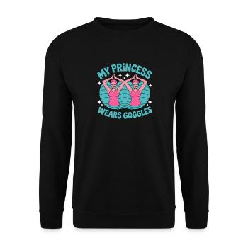 Synchronschwimmen Kunstschwimmen Wassersport - Unisex Pullover - Schwarz - Vorne - Alina (178cm) & Michal (187cm)