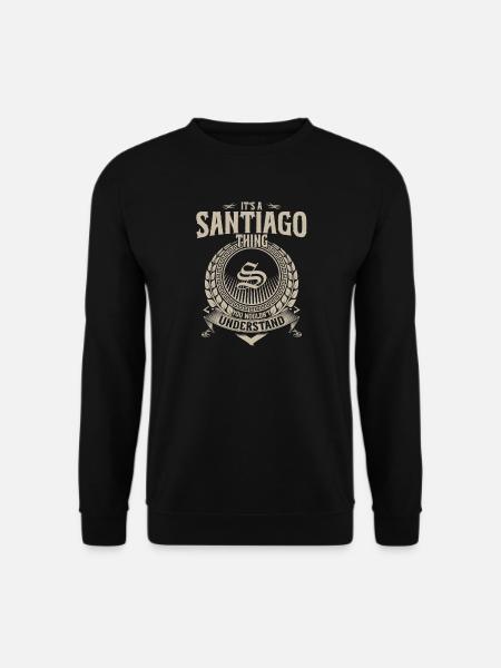 Santiago Crest T-Shirt - Unisex Pullover - Schwarz