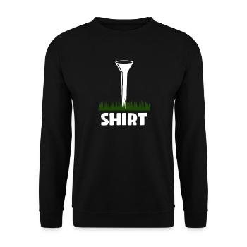 Golfer Golf Golfing - Unisex Sweatshirt - black - Front - Alina (178cm) & Michal (187cm)