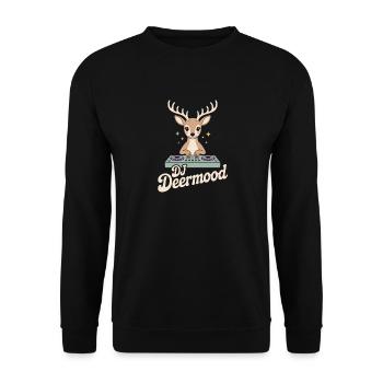 Hoderung DE Schwarz 2025 - Unisex Sweatshirt - black - Front - Alina (178cm) & Michal (187cm)