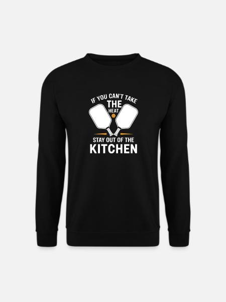 Dinkball Pickleball Outfit Paddle Crew - Unisex Sweatshirt - black