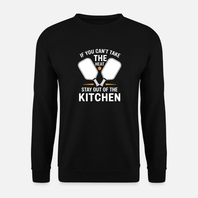 Dinkball Pickleball Outfit Paddle Crew - Unisex Sweatshirt - black