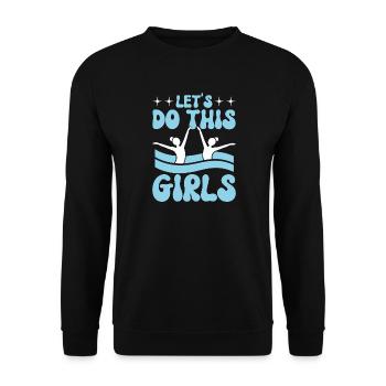 Natation synchronisée Natation artistique Sports nautiques - Sweat-shirt Unisexe - noir - Devant - Alina (178cm) & Michal (187cm)