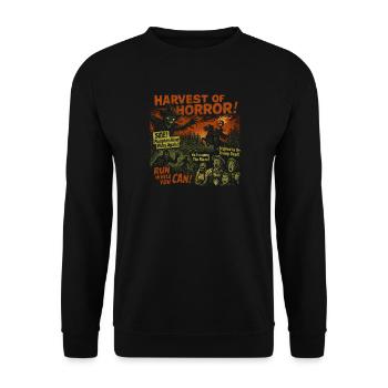 Ernte des Horrors Maislabyrinth Filmplakat Hallowe - Unisex Pullover - Schwarz - Vorne - Alina (178cm) & Michal (187cm)