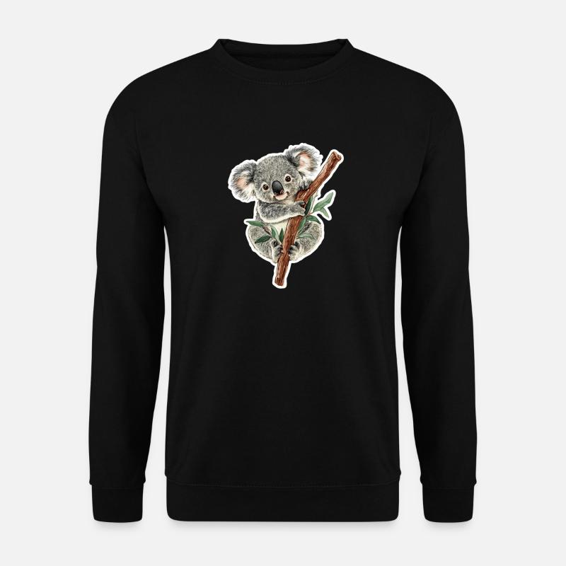 Koala - Unisex Pullover - Schwarz