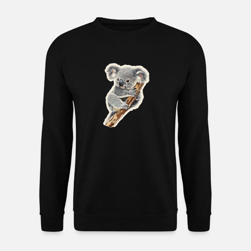 Koala - Unisex Pullover - Schwarz