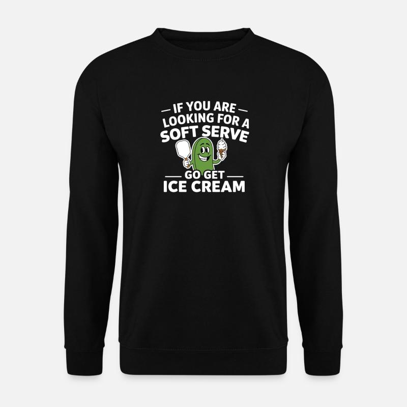 Pickleball Aufschlag - Unisex Pullover - Schwarz