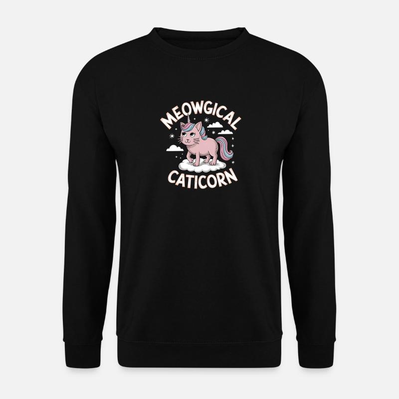 Miauiger Sternbock - Unisex Pullover - Schwarz