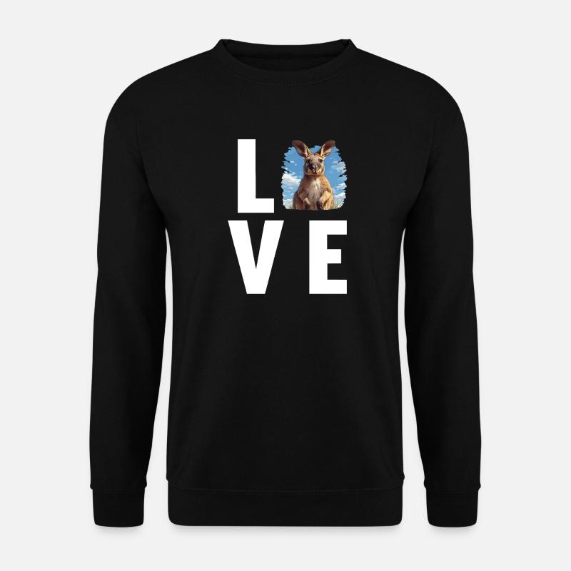 Wallabys Wallaby - Unisex Pullover - Schwarz