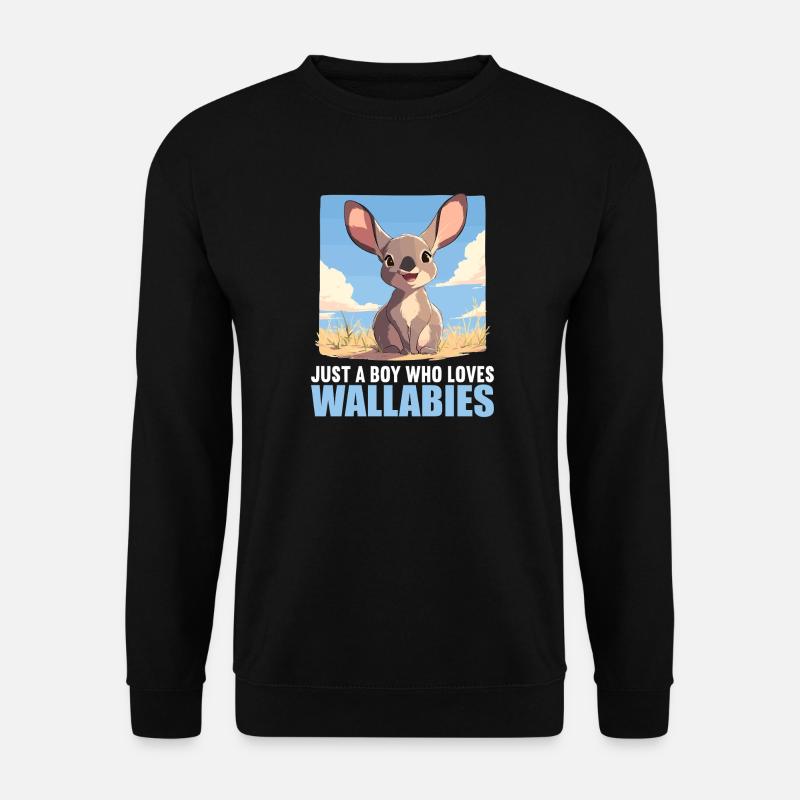 Wallabys Wallaby - Unisex Pullover - Schwarz