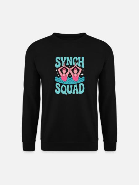 Synchronschwimmen Kunstschwimmen Wassersport - Unisex Pullover - Schwarz
