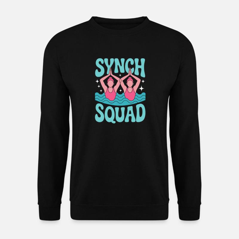 Synchronschwimmen Kunstschwimmen Wassersport - Unisex Pullover - Schwarz