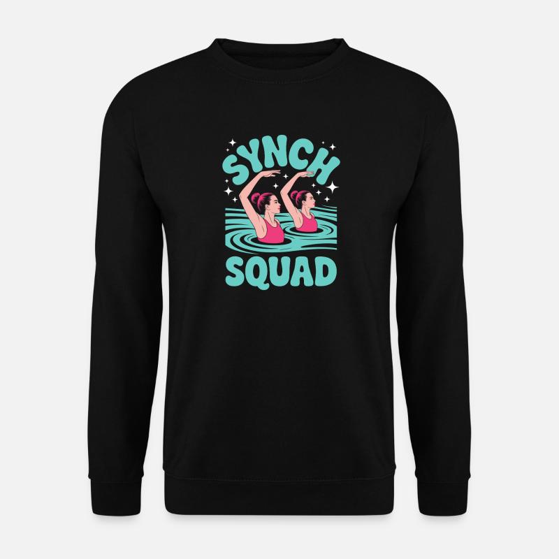 Synchronschwimmen Kunstschwimmen Wassersport - Unisex Pullover - Schwarz