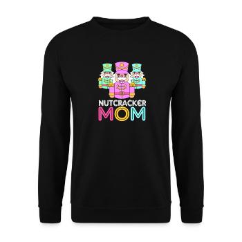 Casse-Noisette Noël Maman Maman - Sweat-shirt Unisexe - noir - Devant - Alina (178cm) & Michal (187cm)