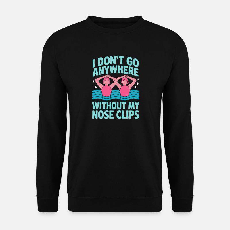 Synchronschwimmen Kunstschwimmen Wassersport - Unisex Pullover - Schwarz