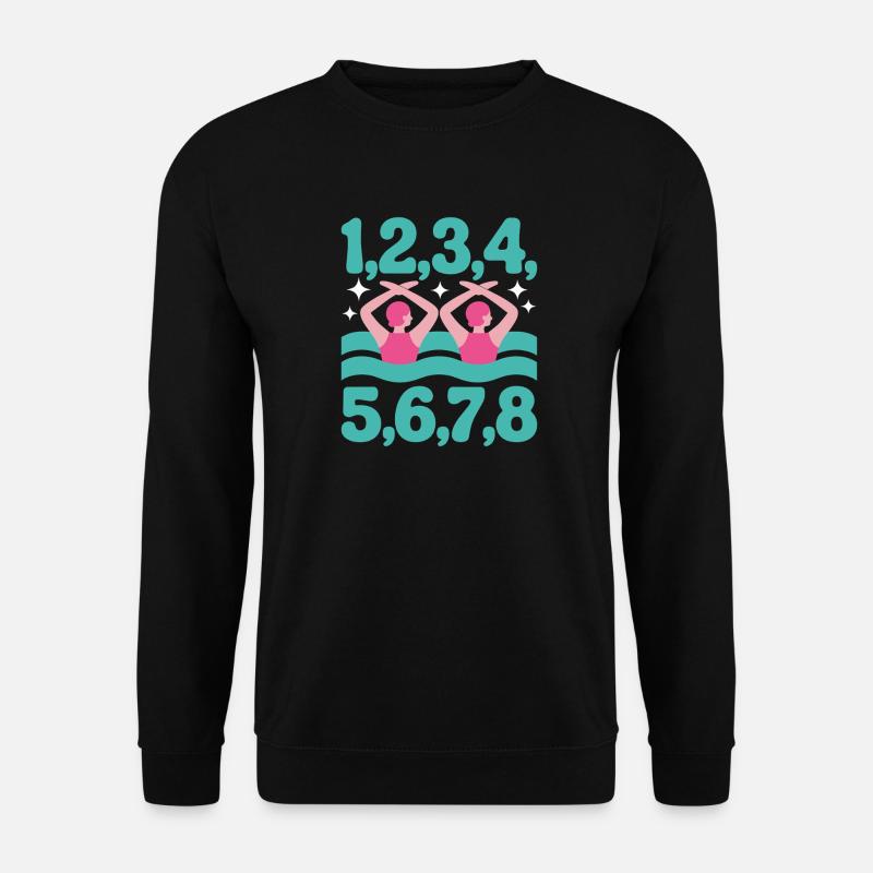 Synchronschwimmen Kunstschwimmen Wassersport - Unisex Pullover - Schwarz