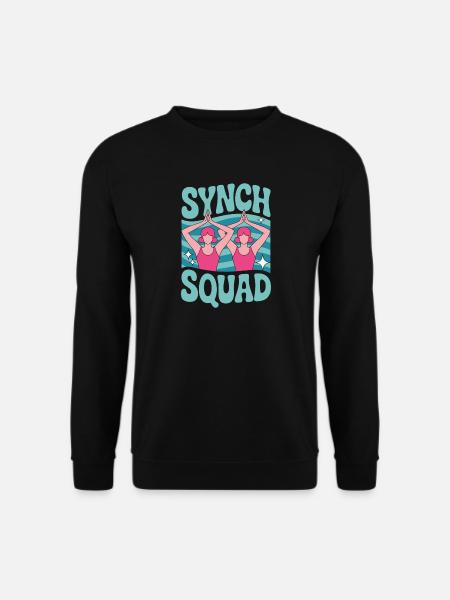 Synchronschwimmen Kunstschwimmen Wassersport - Unisex Pullover - Schwarz