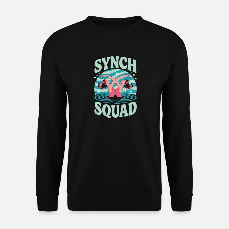 Synchronschwimmen Kunstschwimmen Wassersport - Unisex Pullover - Schwarz