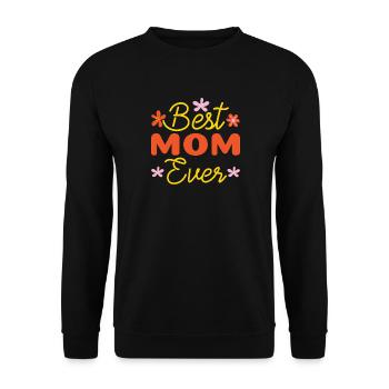 Meilleur cadeau pour maman : Noël pour la fête des mères - Sweat-shirt Unisexe - noir - Devant - Alina (178cm) & Michal (187cm)
