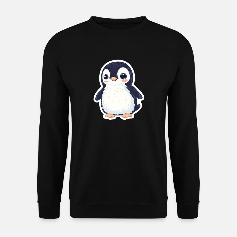 Pinguin - Unisex Pullover - Schwarz
