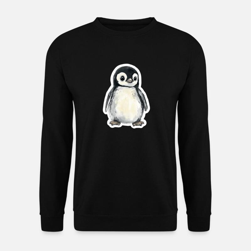 Pinguin - Unisex Pullover - Schwarz