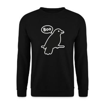 Scare Crow - Unisex Sweatshirt - black - Front - Alina (178cm) & Michal (187cm)