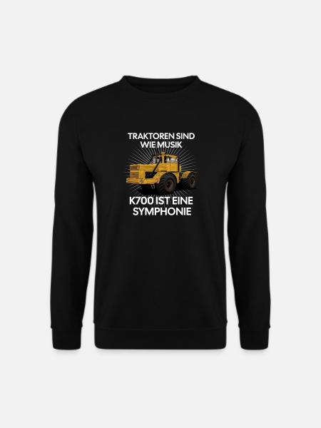 Traktoren Sind Wie Musik Symphonie - K700 - Unisex Pullover - Schwarz