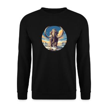 Mammoths Mammoth - Unisex Sweatshirt - black - Front - Alina (178cm) & Michal (187cm)