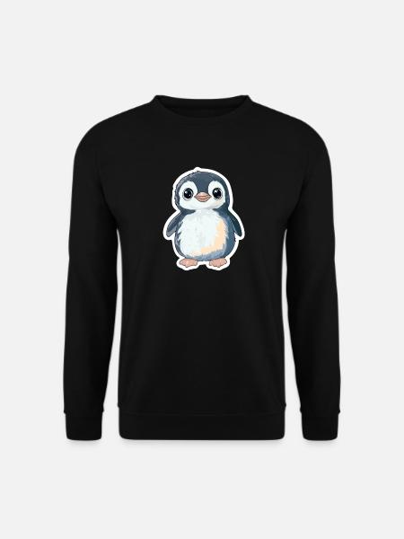 Pingouin - Sweat-shirt Unisexe - noir