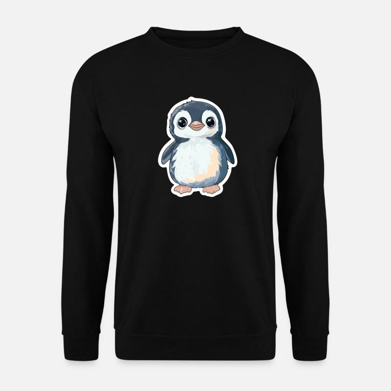 Pinguin - Unisex Pullover - Schwarz
