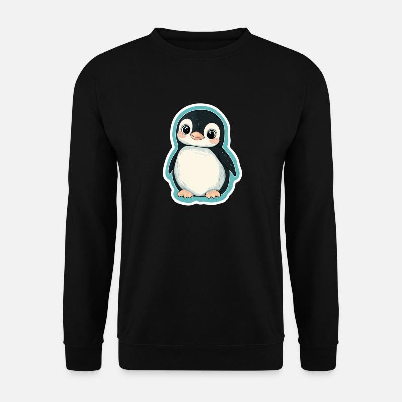 Pinguin - Unisex Pullover - Schwarz