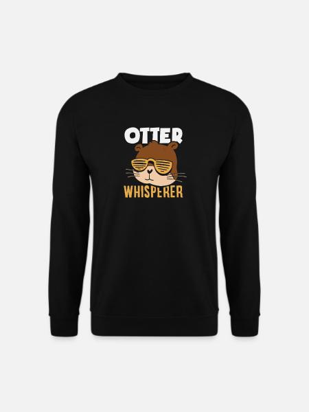 Seeotter-flüsterer - Unisex Pullover - Schwarz