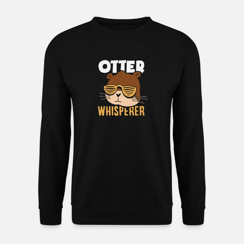 Seeotter-flüsterer - Unisex Pullover - Schwarz