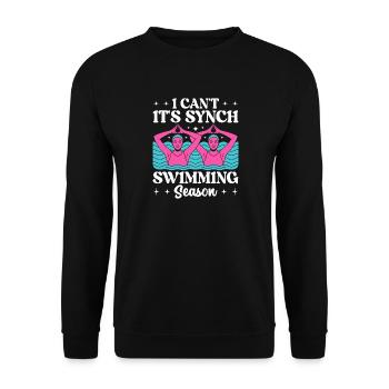 Natation synchronisée Natation artistique Sports nautiques - Sweat-shirt Unisexe - noir - Devant - Alina (178cm) & Michal (187cm)