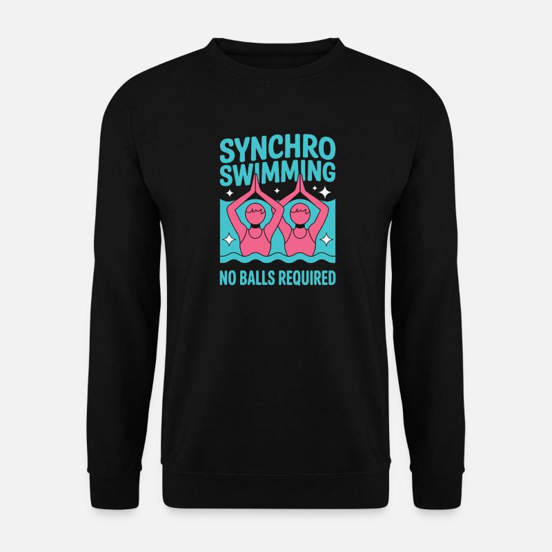 Synchronschwimmen Kunstschwimmen Wassersport - Unisex Pullover - Schwarz