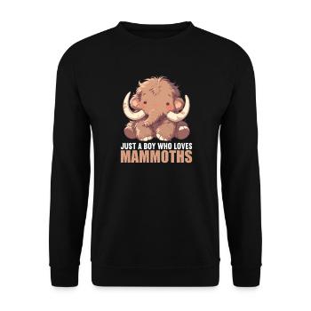 Mammoths Mammoth - Unisex Sweatshirt - black - Front - Alina (178cm) & Michal (187cm)