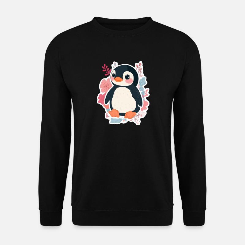 Pinguin - Unisex Pullover - Schwarz
