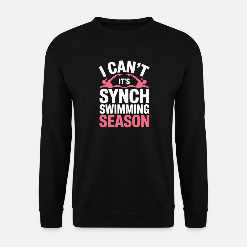 Synchronschwimmen Kunstschwimmen Wassersport - Unisex Pullover - Schwarz