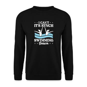 Synchronschwimmen Kunstschwimmen Wassersport - Unisex Pullover - Schwarz - Vorne - Alina (178cm) & Michal (187cm)