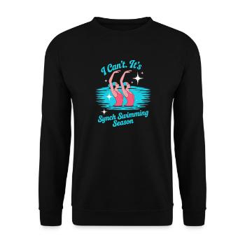 Natation synchronisée Natation artistique Sports nautiques - Sweat-shirt Unisexe - noir - Devant - Alina (178cm) & Michal (187cm)