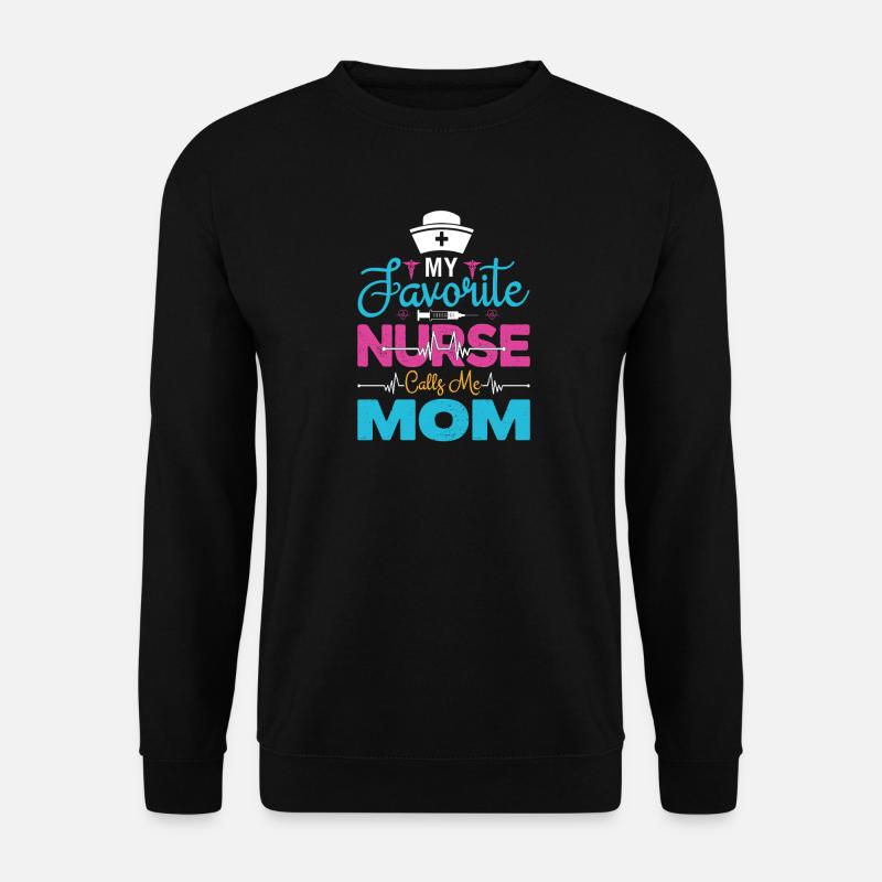 Mama Stolze Krankenschwester Mutter Geschenke - Unisex Pullover - Schwarz