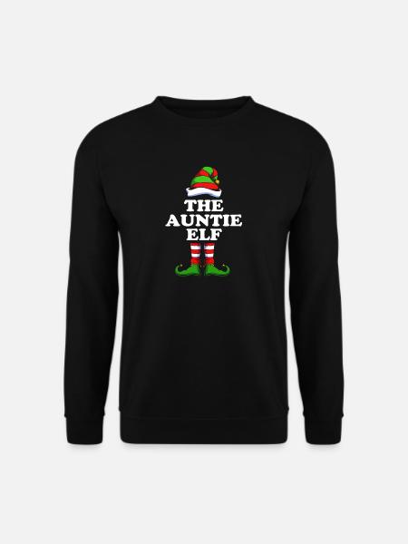 Tante Elfe Elf Weihnachtsgeschenk - Unisex Pullover - Schwarz