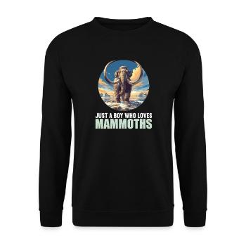 Mammoths Mammoth - Unisex Sweatshirt - black - Front - Alina (178cm) & Michal (187cm)