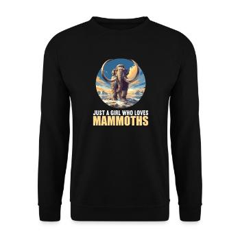 Mammoths Mammoth - Unisex Sweatshirt - black - Front - Alina (178cm) & Michal (187cm)
